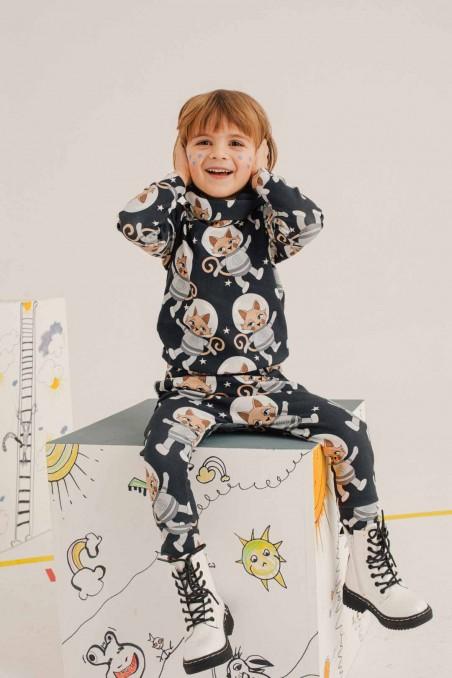 Calças astrocat dark Bottoms Dear Sophie 