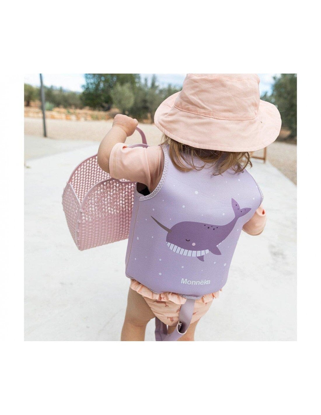 Colete flutuante aprendizagem narval lilac Monneka 