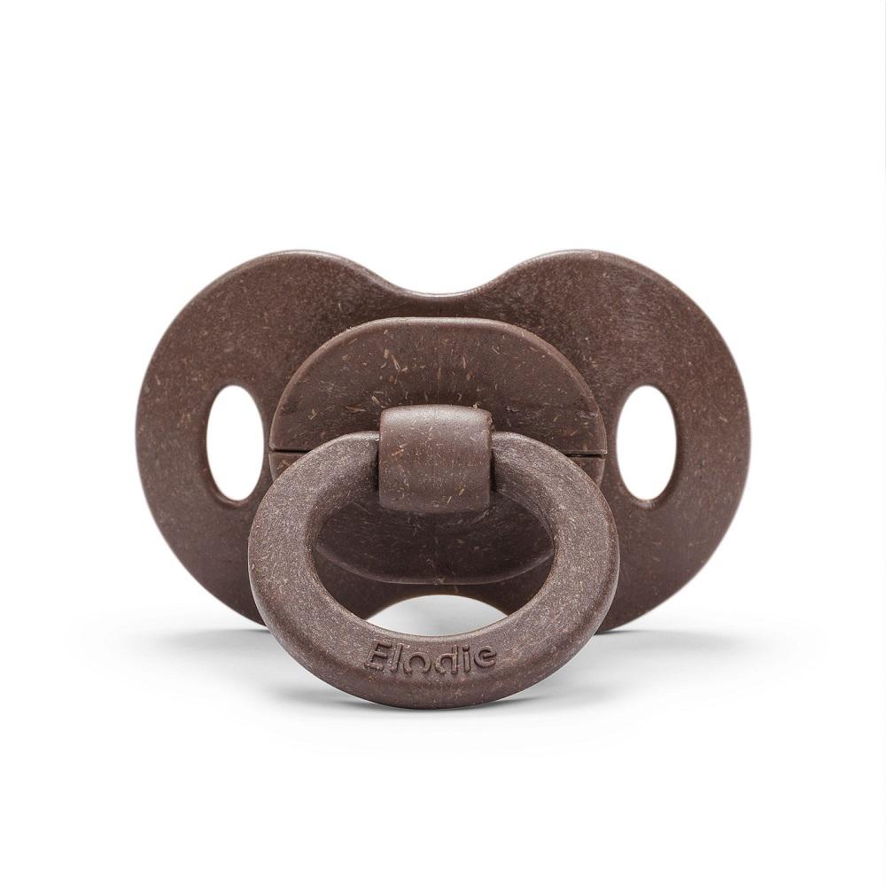 Bamboo pacifier latex - chocolate Pacifier Elodie details