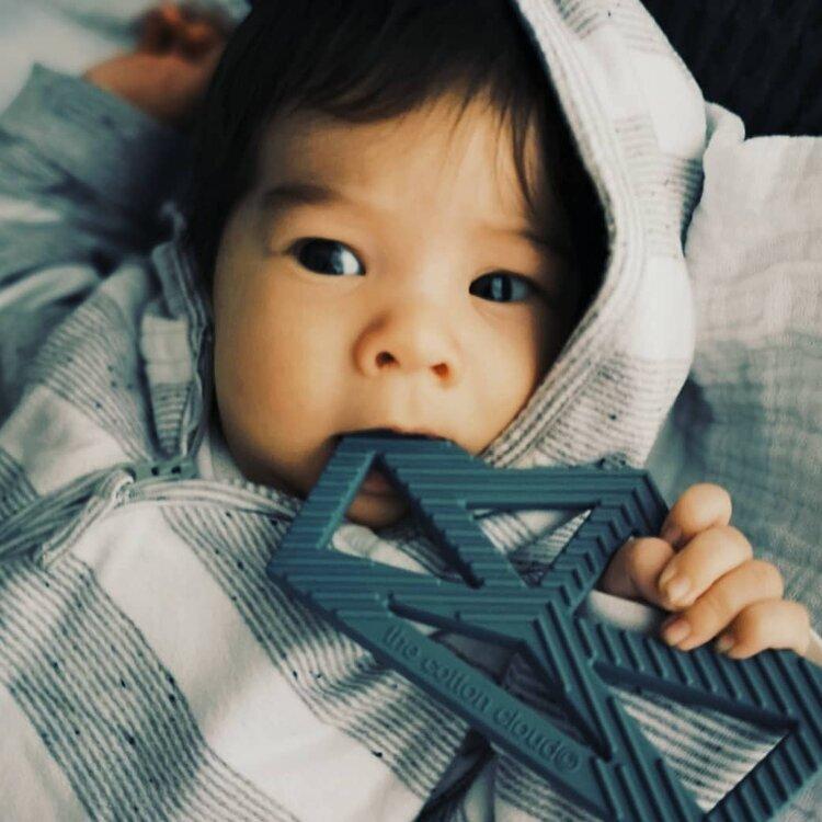 Teether origami ship teether the cotton cloud 