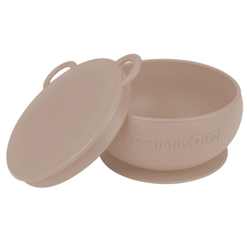 Suction bowl beige bubble Minikoioi Dinnerware minikoioi 