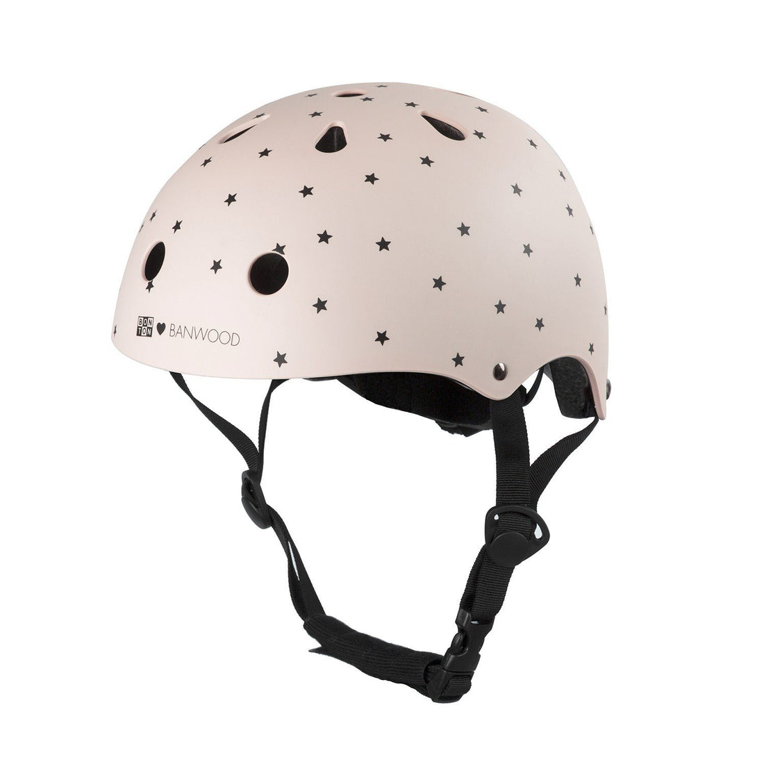 Classic helmet - matte pink stars Banwood Toys Banwood