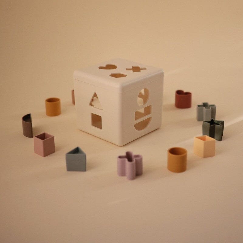 Cubo didático formas geométricas Toys mushie 