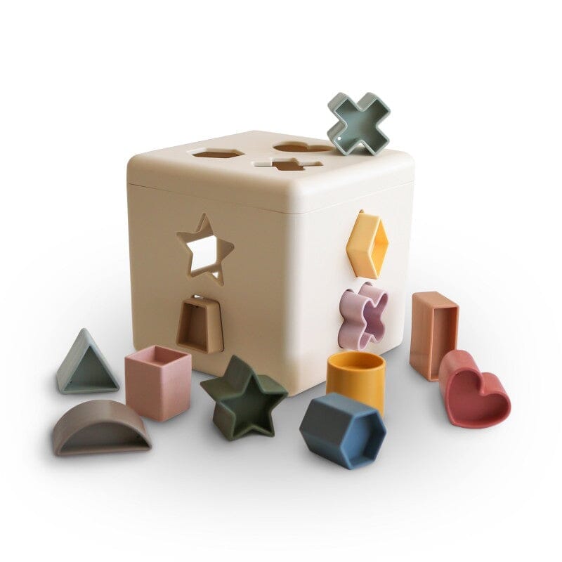 Cubo didático formas geométricas Toys mushie 