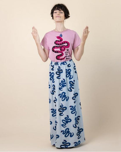 WOMAN skirt naag blue Nadadelazos Woman Nadadelazos 