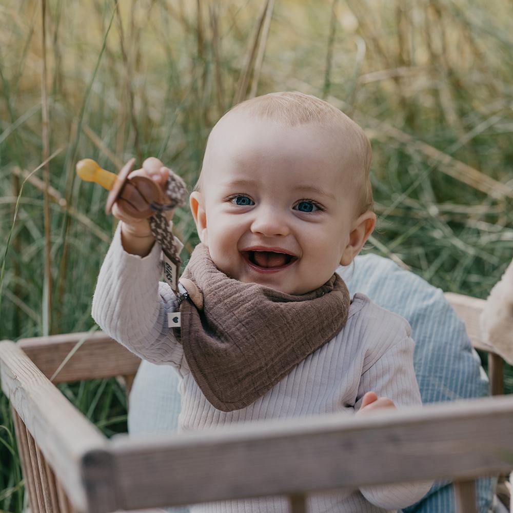 Babete bandana dark oak BIBS Babete Bibs