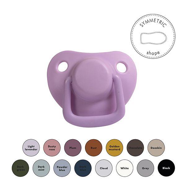 Pacifiers 2-pack light lavender 0-6M Filibabba accessories Filibabba 