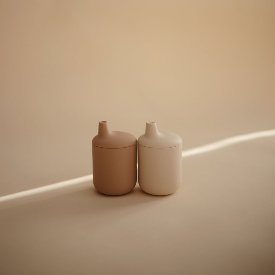 Silicone sippy cup natural mushie meal mushie