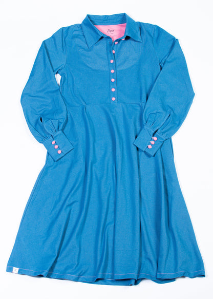 For a vintage day dress - blue sapphire AiA WOMAN AlbaBaby Woman Alba of Denmark 