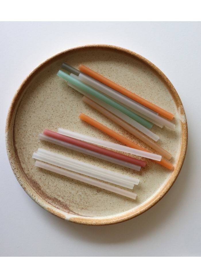 Silicone straws botanical Lille Vilde dinnerware LIlle Vilde 
