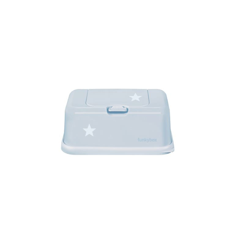 Caixa para toalhitas azul pastel estrela wipes cover FunkyBox