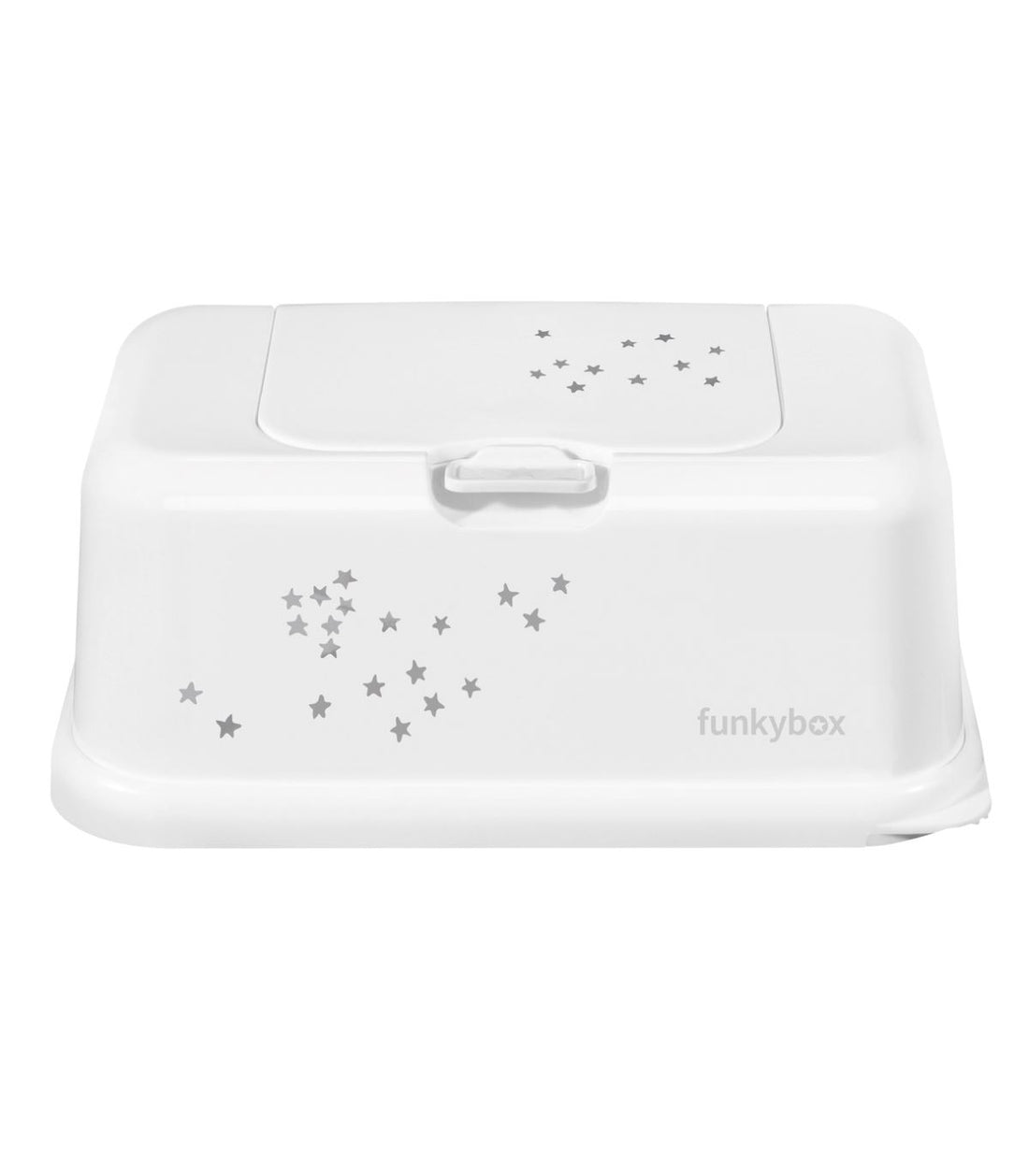 Caixa para toalhitas branca estrelitas wipes cover FunkyBox