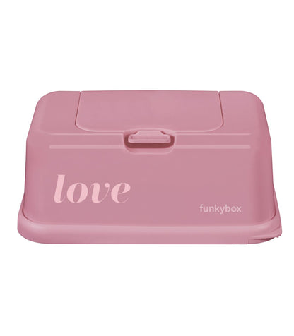 Caixa para toalhitas Love rosa vintage wipes cover FunkyBox 
