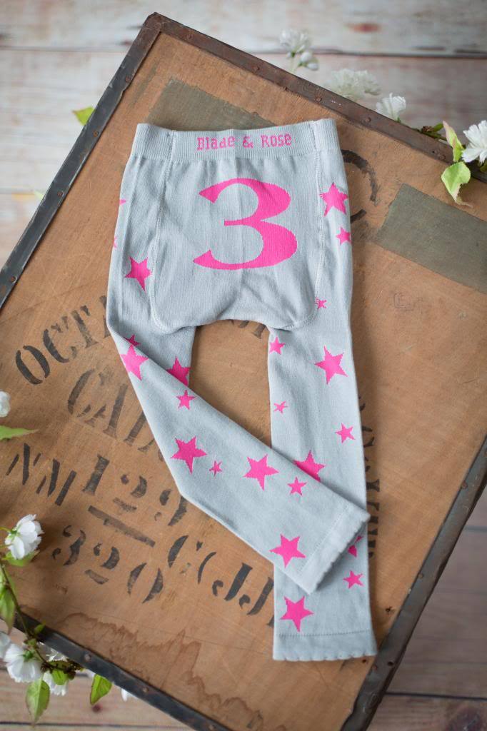 Girls Number Leggings Bottoms Blade &amp; Rose 