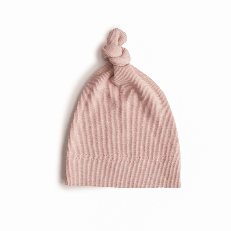 Gorro com nó blush 0-3M Hat mushie 