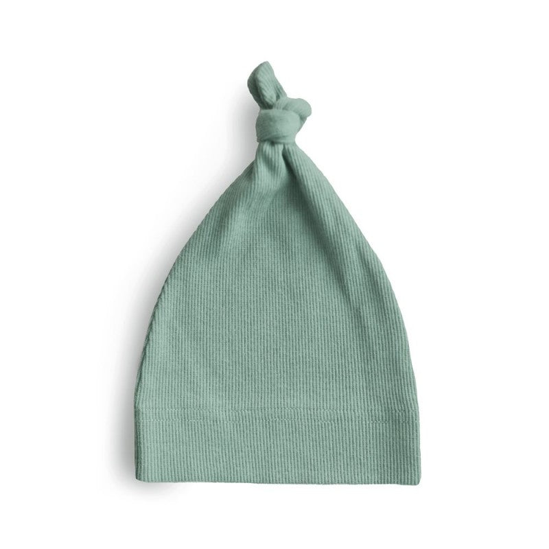 Gorro com nó roman green 0-3M Hat mushie