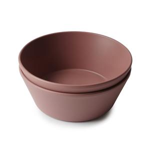 2-pack round dinnerware bowl woodchuck mushie meal mushie 