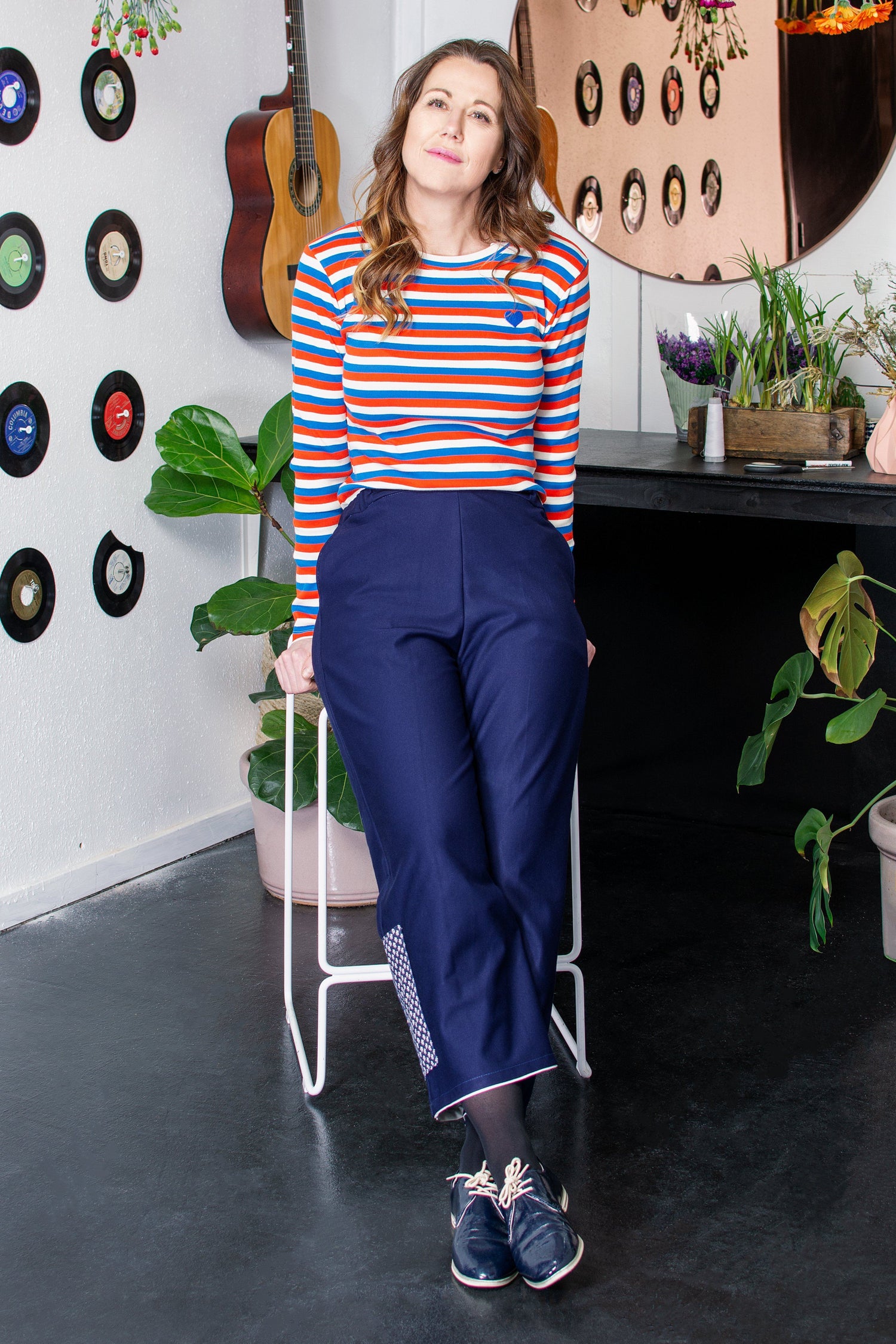 The everyday long sleeve snorkel magic stripes AiA WOMAN AlbaBaby Woman Alba of Denmark 