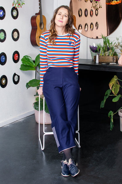 The everyday long sleeve snorkel magic stripes AiA WOMAN AlbaBaby Woman Alba of Denmark 