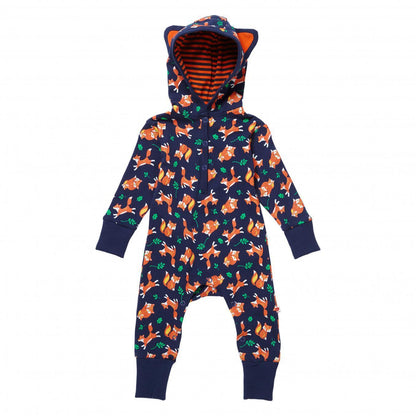 Hooded playsuit fox Piccalilly Playsuit Piccalilly 