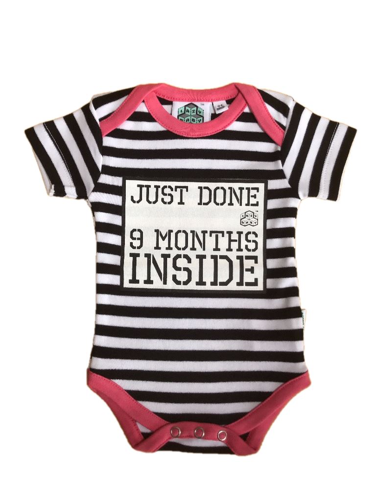 Body Just Done 9 Months Inside pink Body Lazy Baby 