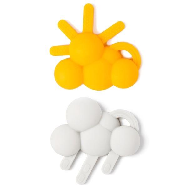 2-pack teethers rain &amp; sun Doodle &amp; co. Toys Doodle &amp; co. 