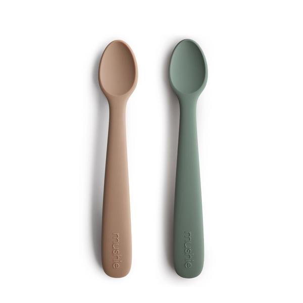 2-pack silicone feeding spoon dried thyme/natural mushie Meal mushie 