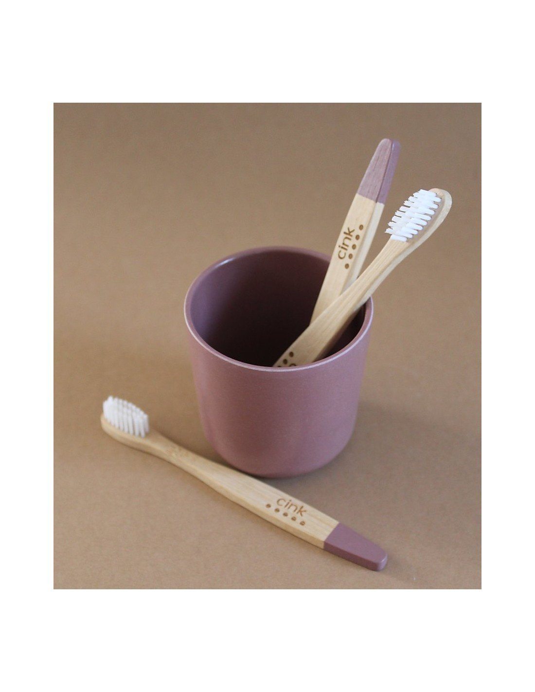 Kids bamboo toothbrush beet cink Accessories cink