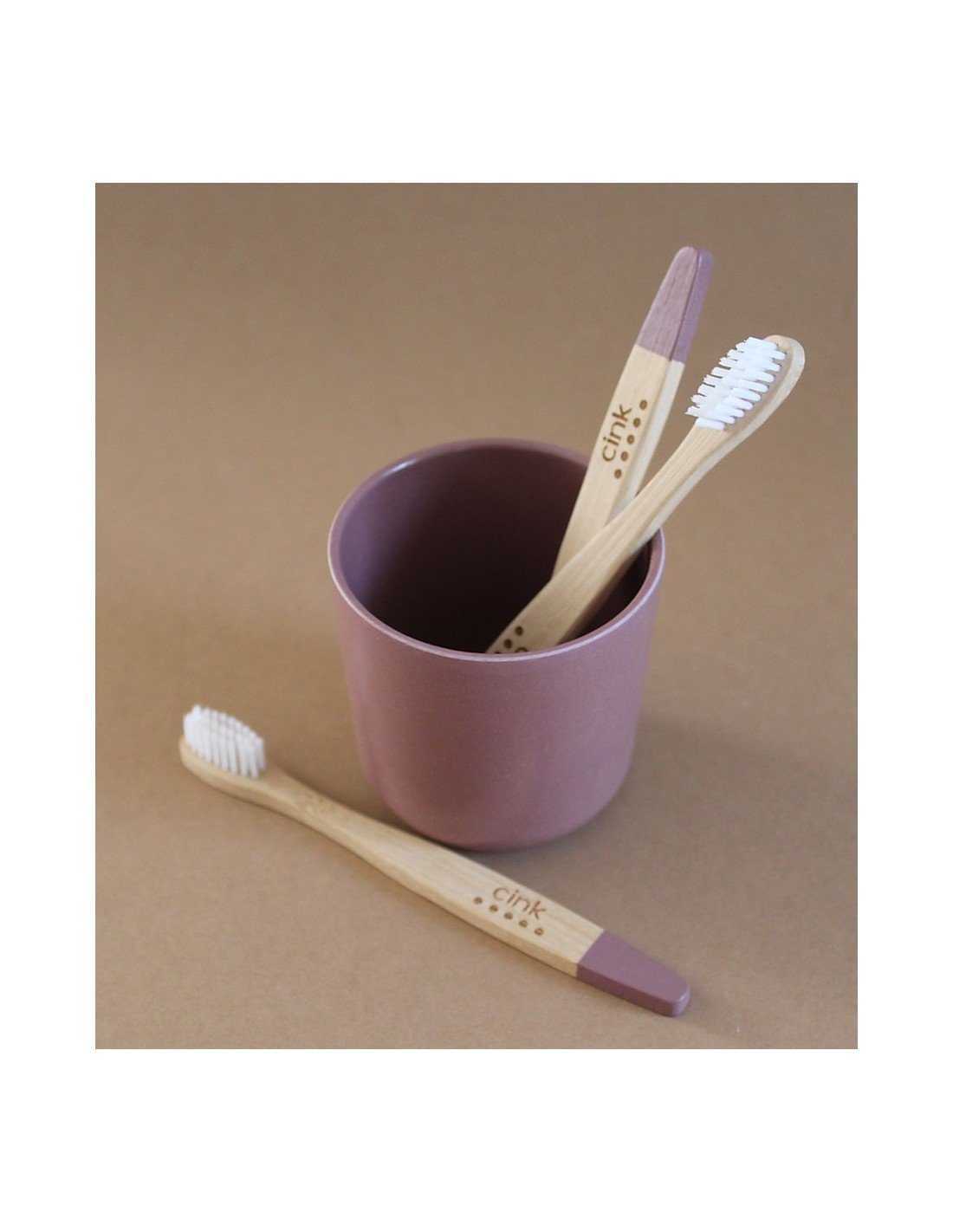 Kids bamboo toothbrush beet cink Accessories cink 