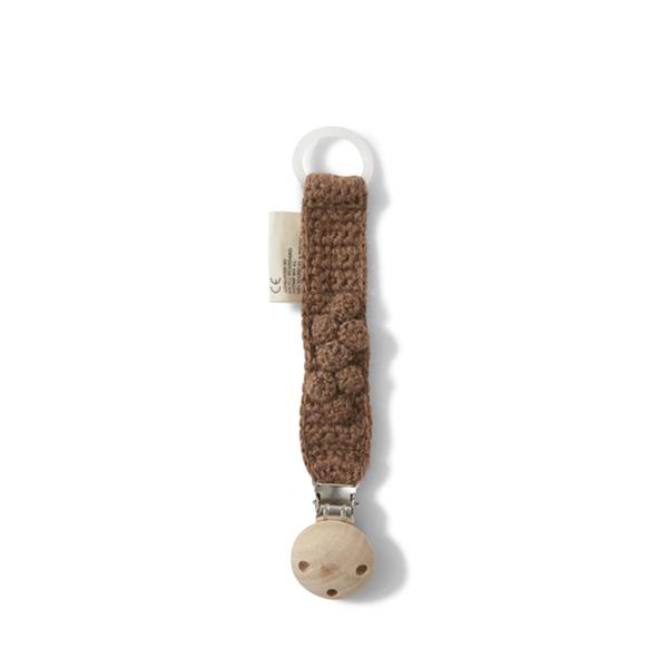 Pacifier clip merino wool almond Holder Konges sløjd 