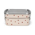 Waterproof lunch box raspberry red dots Konges sløjd Dinnerware Konges sløjd 