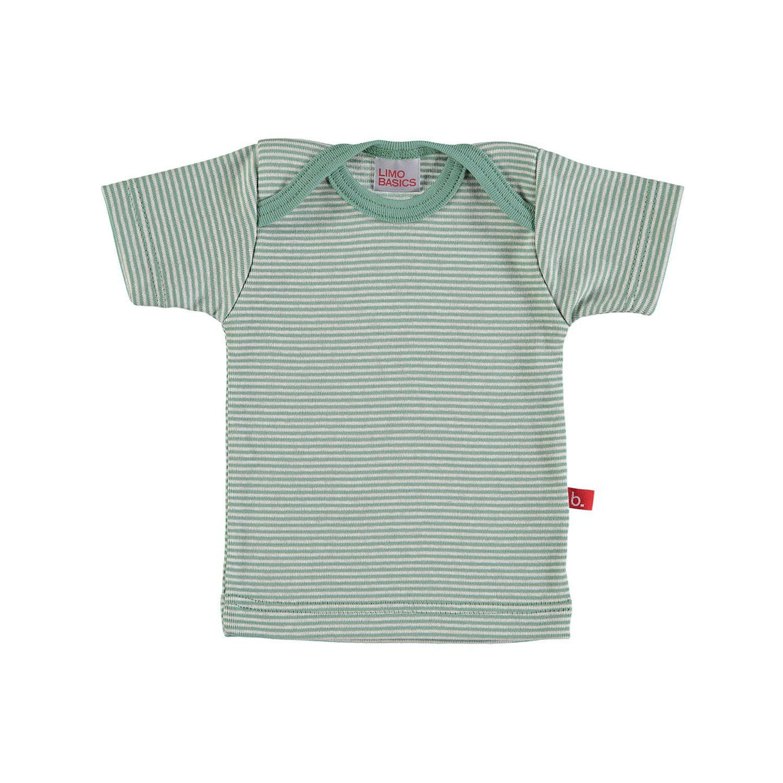 T-shirt stripes green and sand Tops LimoBasics
