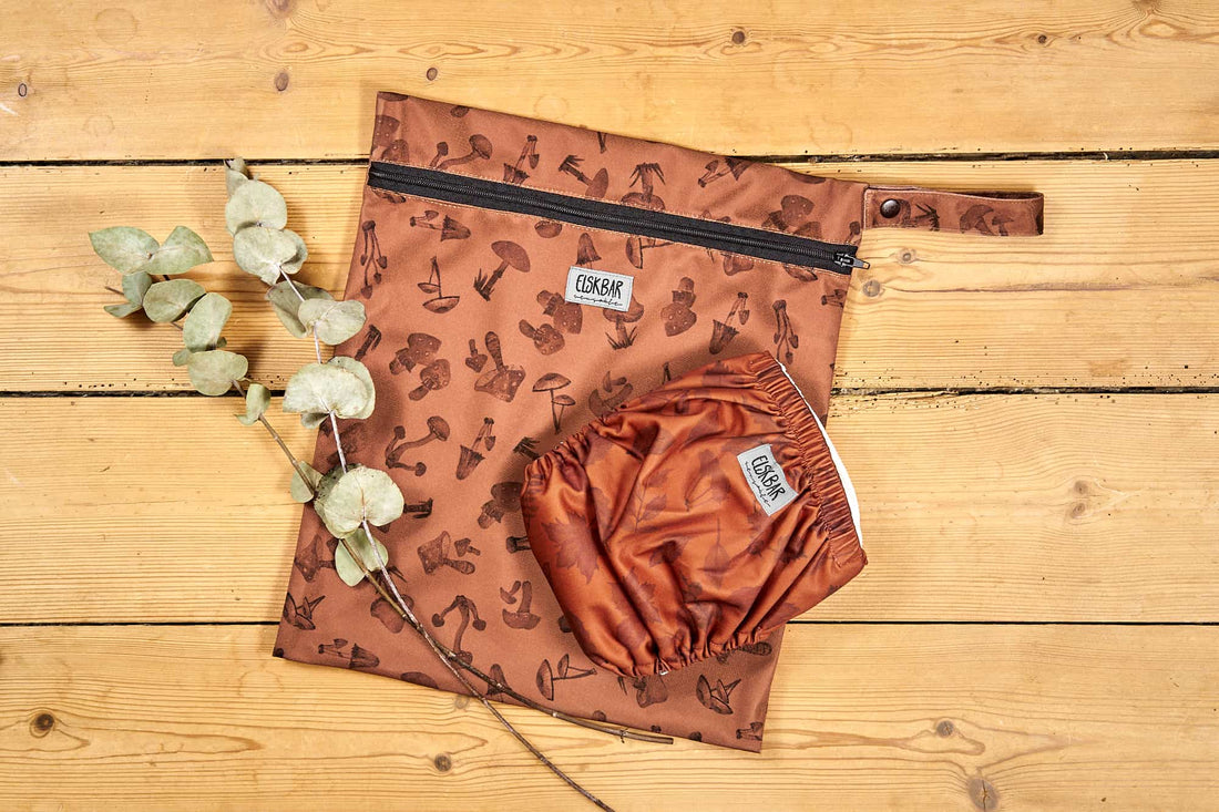 Medium wetbag mushrooms Elskbar Baby Elskbar