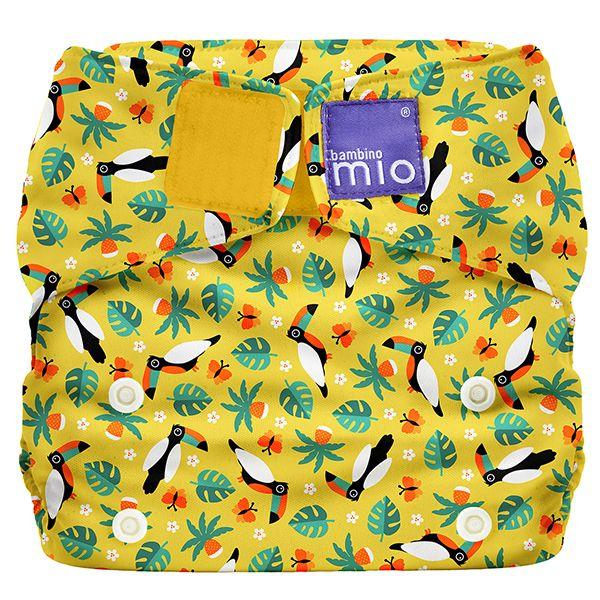 All-in-one reusable nappy tropical toucan Bambino Mio Nappy Bambino Mio 