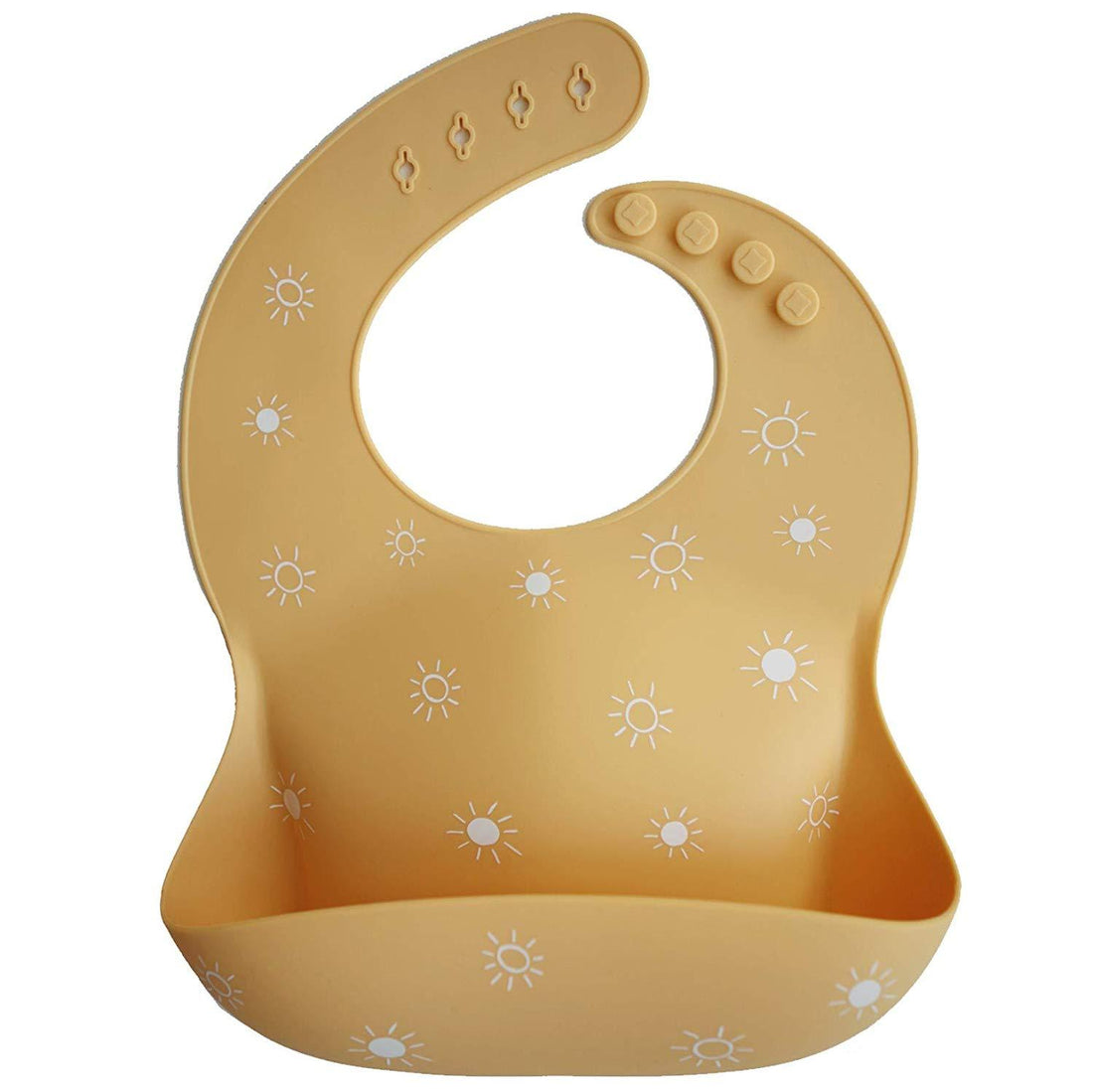 Silicone baby bib sun mushie bib mushie 