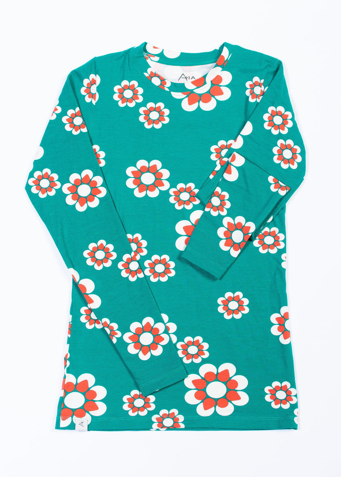 The everyday long sleeve pepper green flower heaven AiA WOMAN AlbaBaby Woman Alba of Denmark 