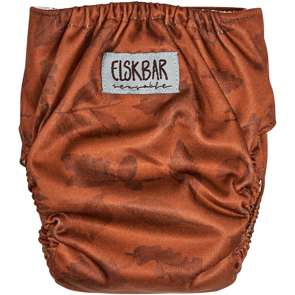 Natural newborn leaves Elskbar Diaper Elskbar