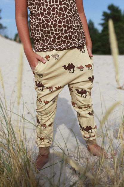 Joggers with pockets camel Malinami Bottoms Malinami 