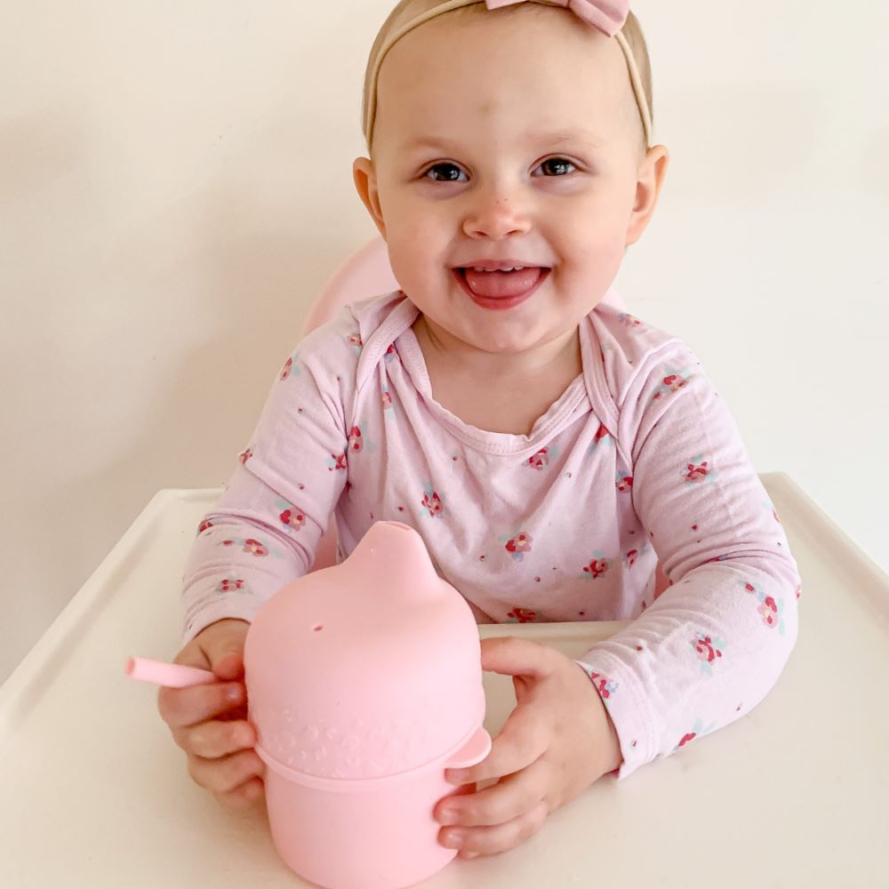 Sippie lid (+mini straw) powder pink Dinnerware we might be tiny 