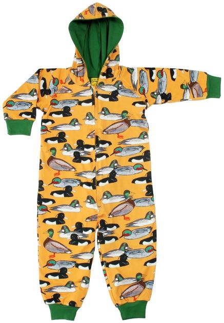 Duck pond yellow lined suit with hood Duns Sweden Playsuit Duns Sweden