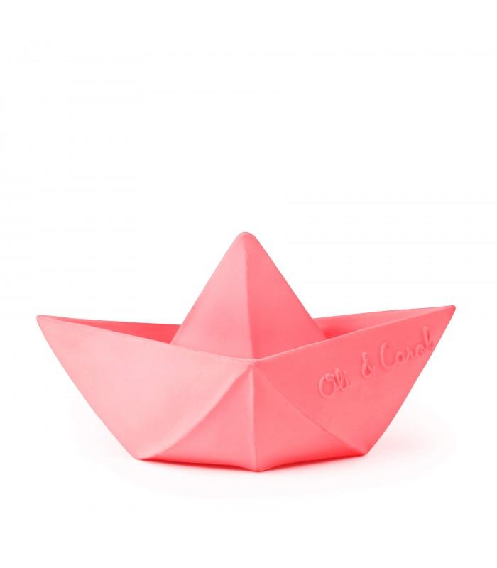 Origami boat - pink Toys Oli&amp;Carol 