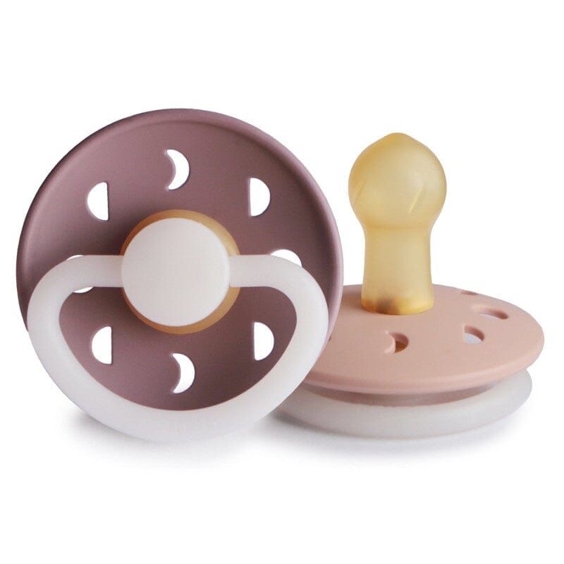 2 chupetas moon NOITE blush | mauve FRIGG