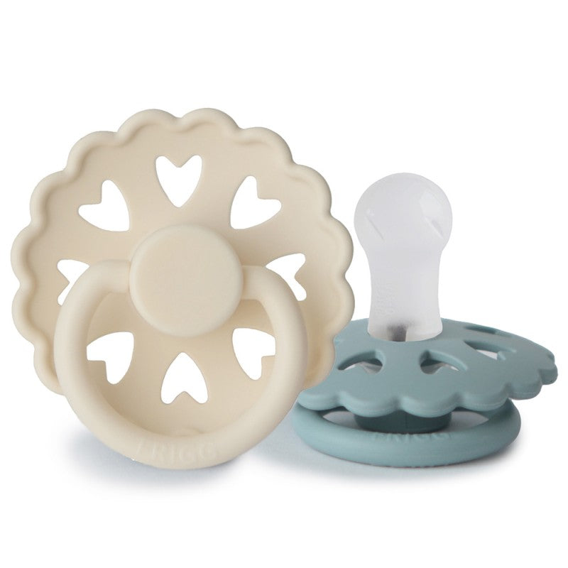 2 chupetas fairytale duckling/lukoie SILICONE Frigg FRIGG