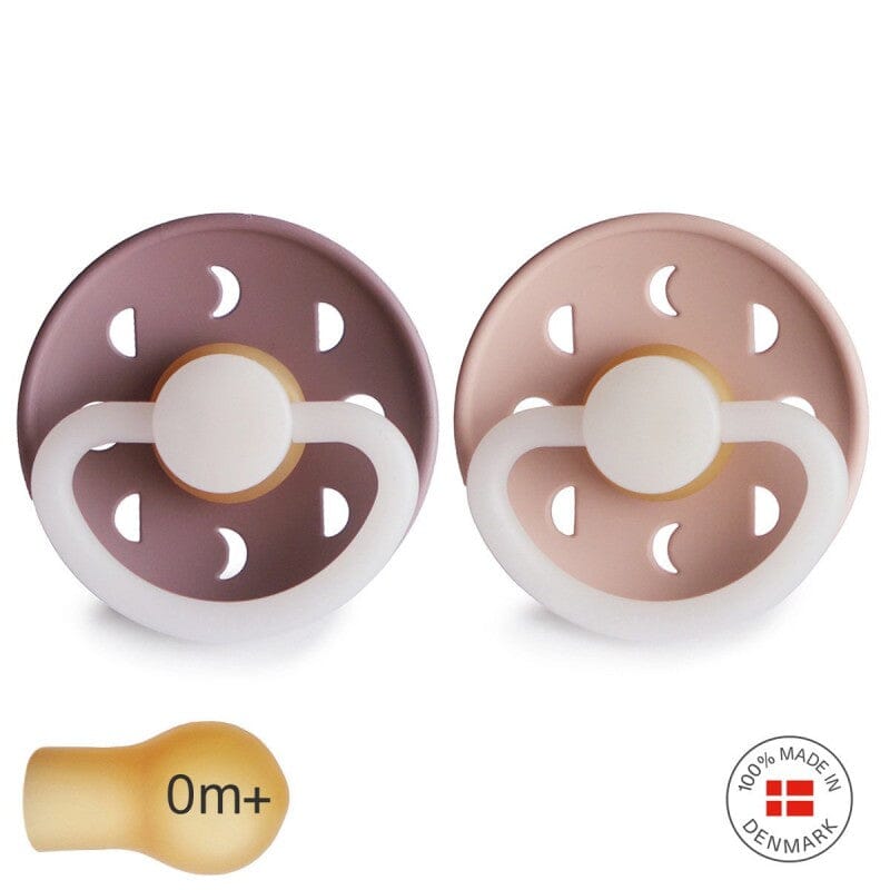 2 chupetas moon NOITE blush | mauve FRIGG