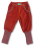 Pants brown velour Naperonuttu Bottoms Naperonuttu 