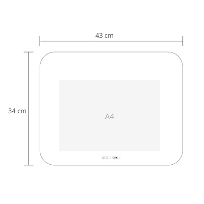 Individual aprendizagem mostarda dinnerware Noui Noui 