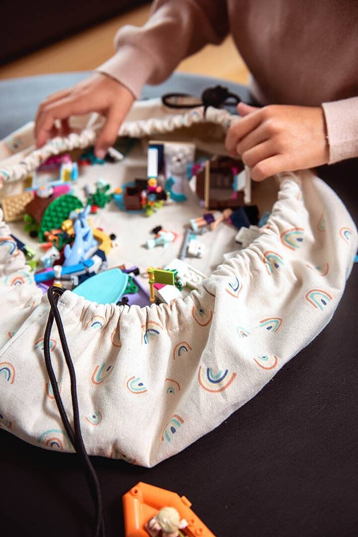 Saco de arrumação mini arco-íris Play&amp;Go 