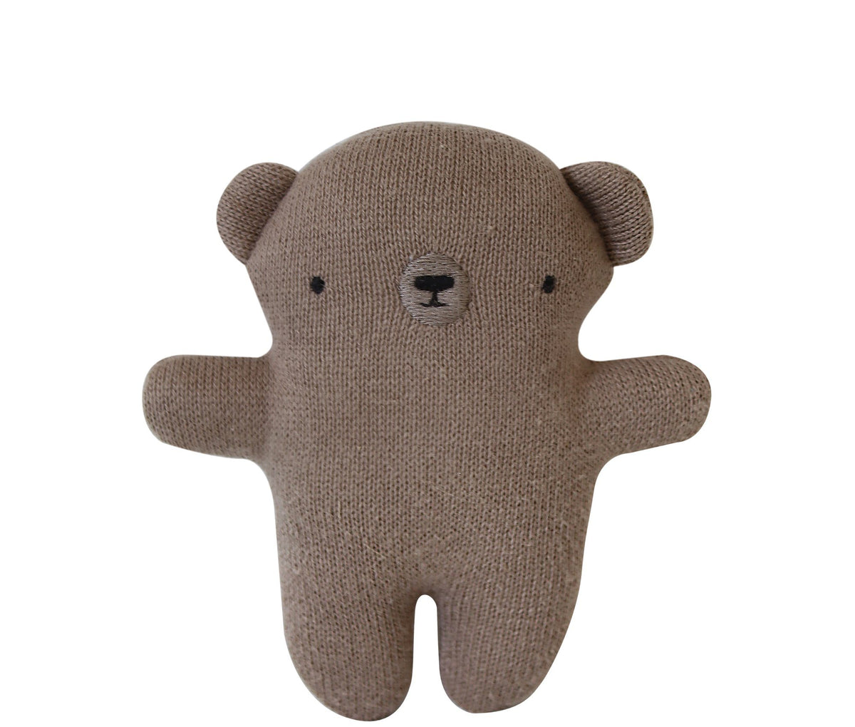 Plush rattle bear brown Lillemor Toys Lillemor 