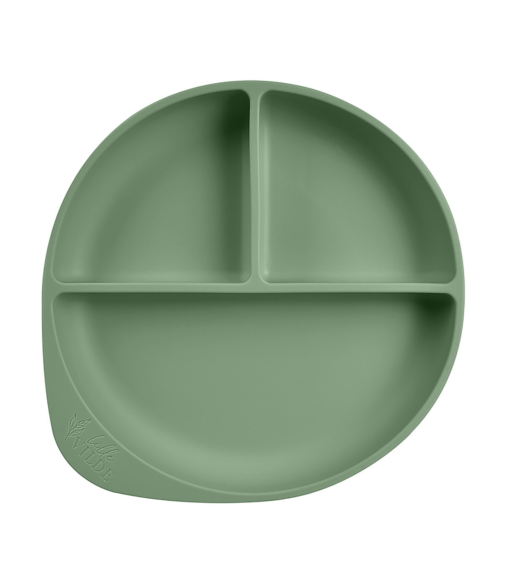 Suction plate sage Lille Vilde dinnerware LIlle Vilde 