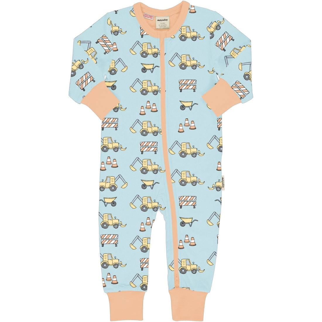 Babygrow zipsuit city construction playsuit Meyadey